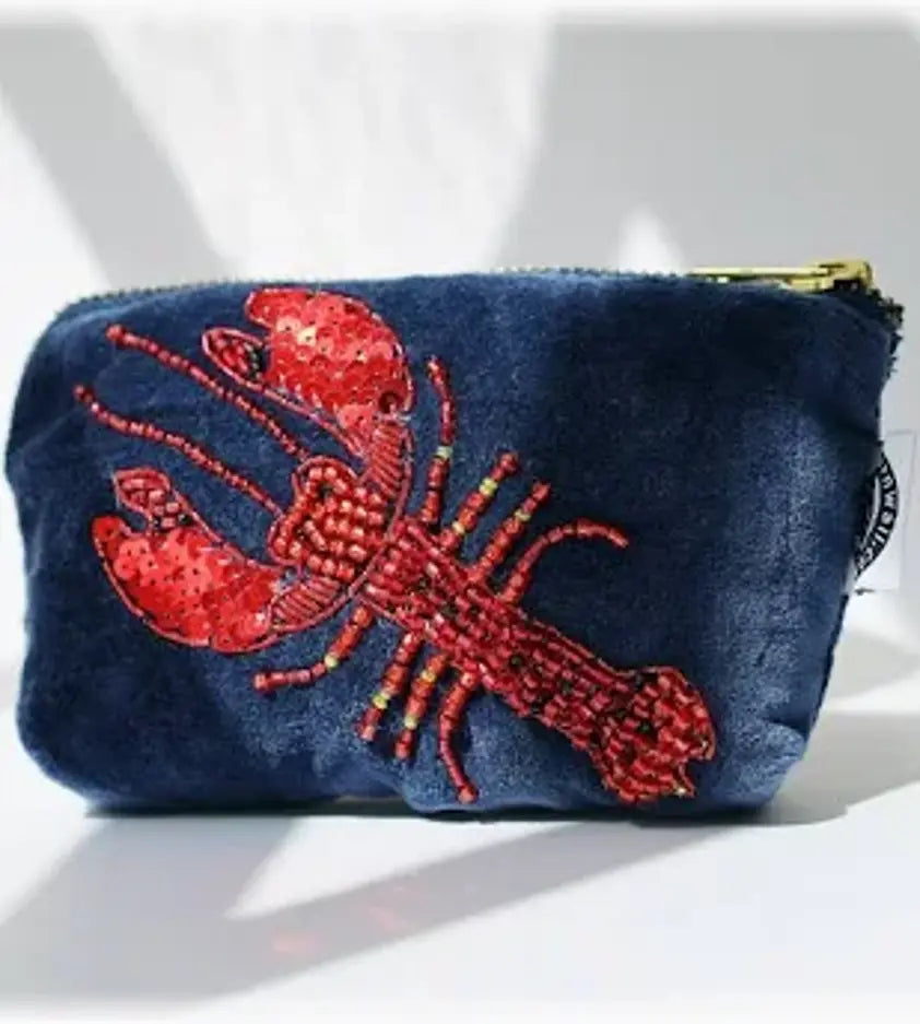 Cream of Cornwall Velvet Purse