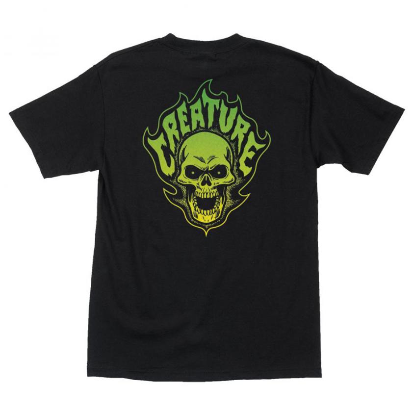 Creature Bonehead Flame T-shirt