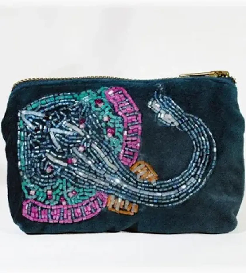 Cream of Cornwall Velvet Purse