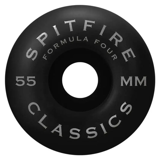 Spitfire Wheels F4 99D 55mm Flower Swirl Black