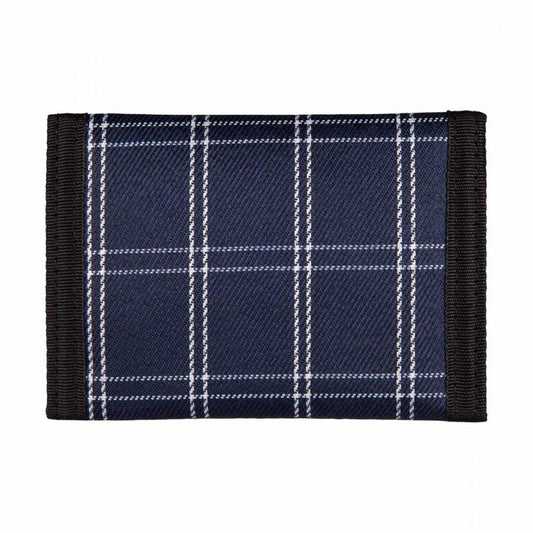 Navy Check Wallet Santa Cruz