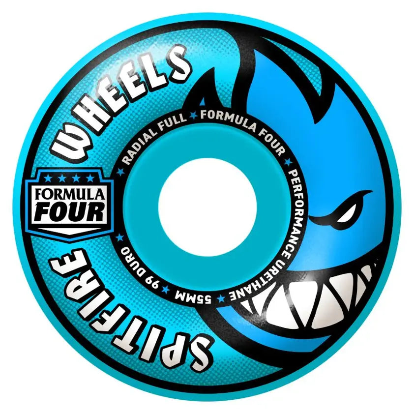 Spitfire Wheels Formula Four 99D Radial Full Team Colours Blue