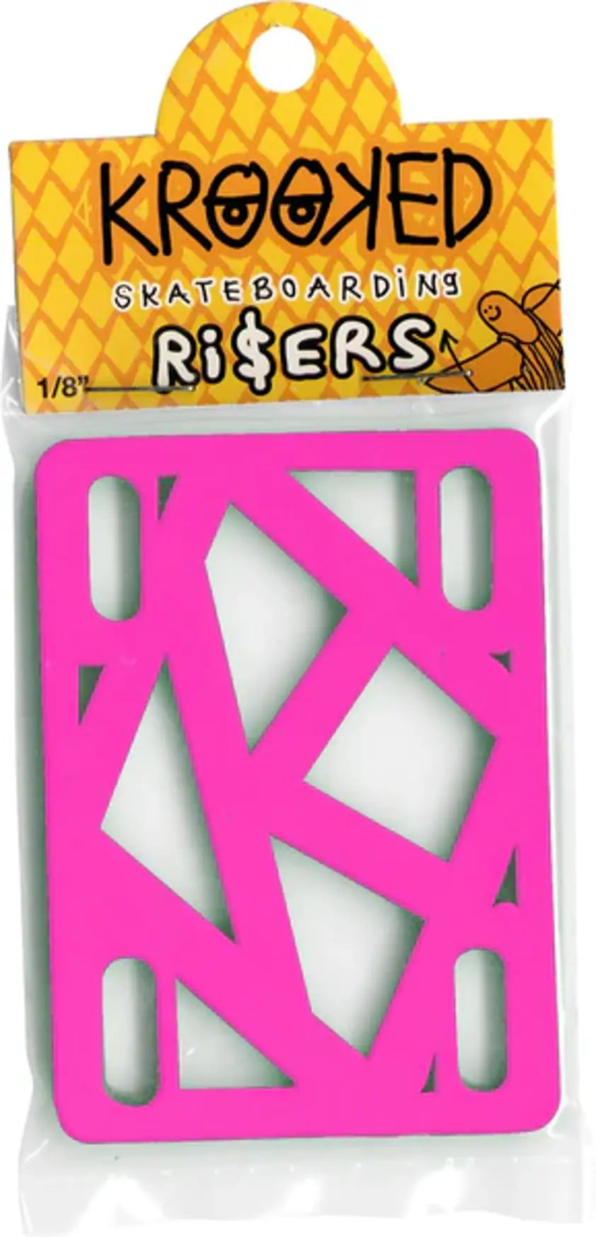 Krooked Hot Pink Risers 1/8"
