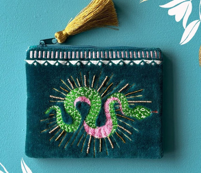 Inked Snake Purse