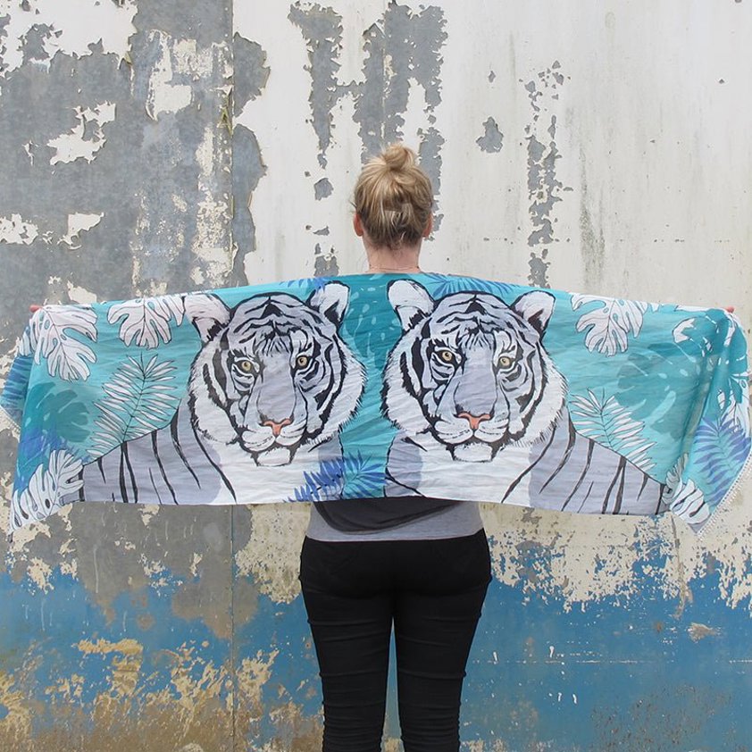 Into the Wild Cotton Scarf