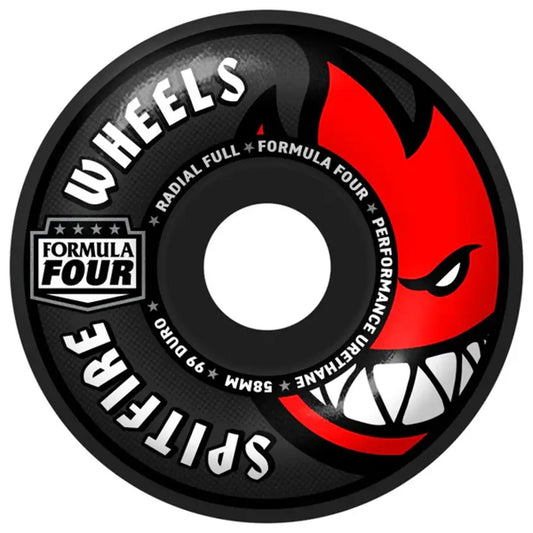 Spitfire Wheels Formula Four 99D Radial Full Team Colours 58mm