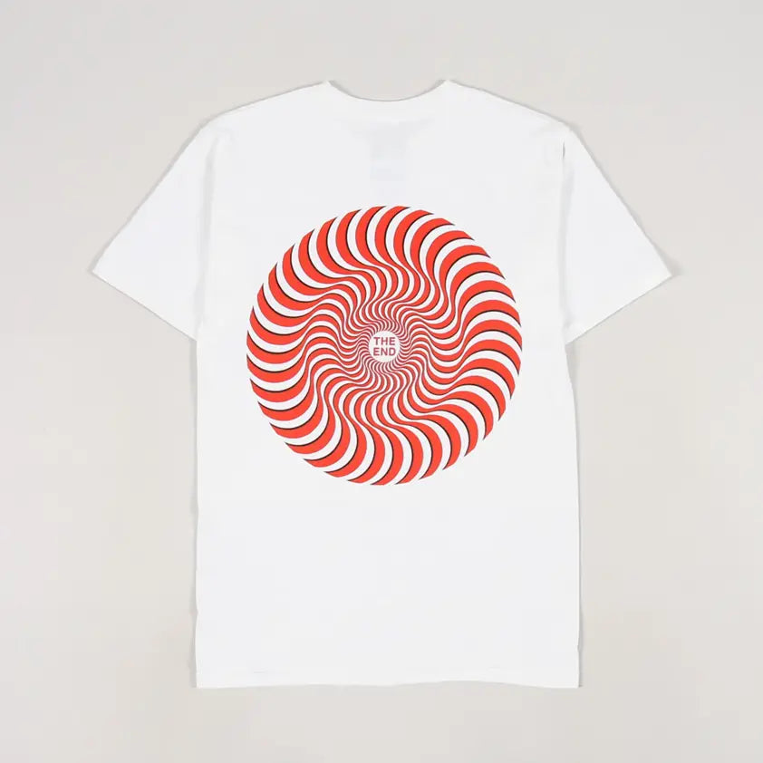 Spitfire Classic Swirl White/Red T-shirt