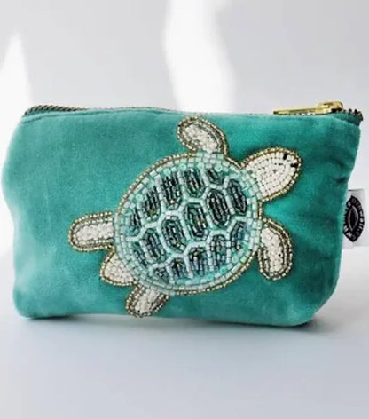 Cream of Cornwall Velvet Purse
