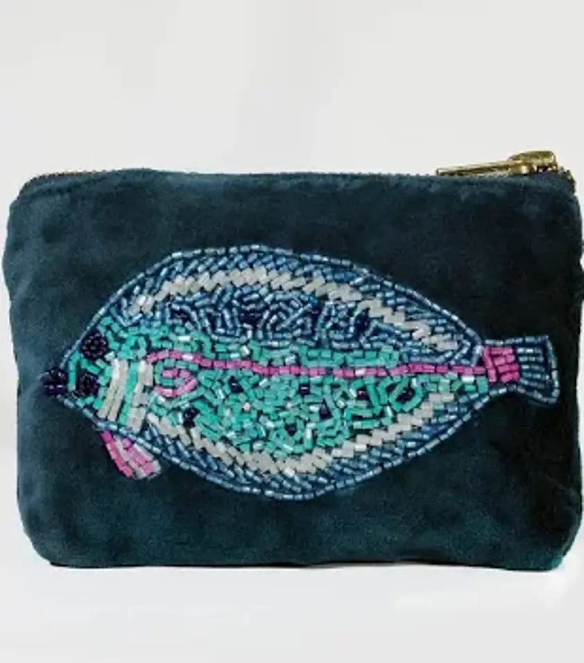 Cream of Cornwall Velvet Purse