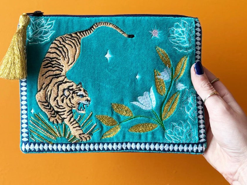 Inked Tiger Pouch