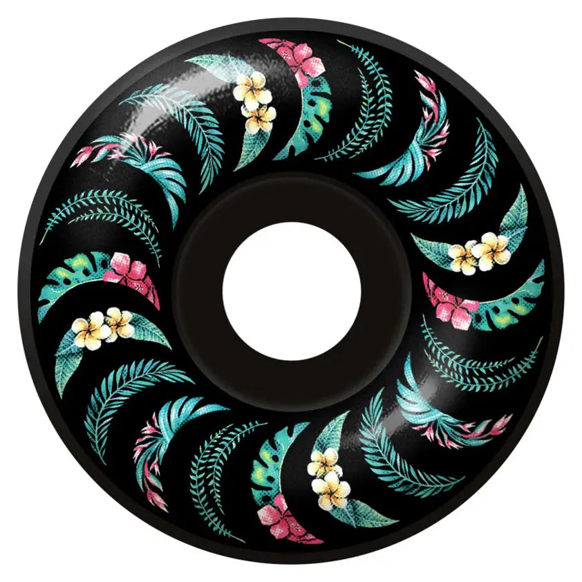 Spitfire Wheels F4 99D 55mm Flower Swirl Black