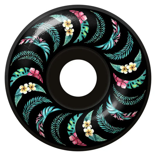 Spitfire Wheels F4 99D 55mm Flower Swirl Black