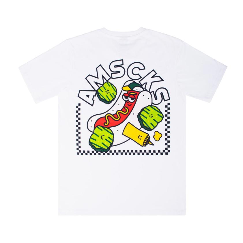 Hot Dog American Socks T-shirt