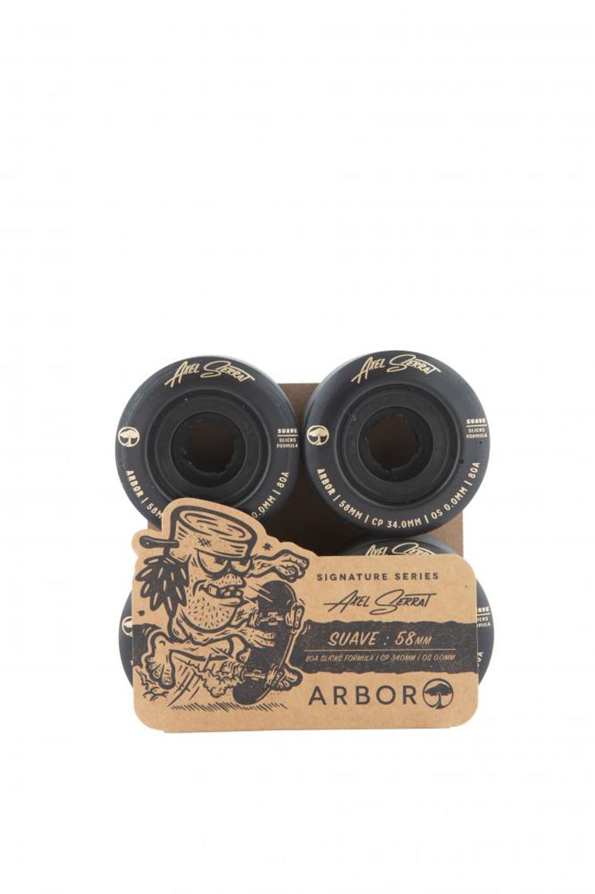 Arbor Wheels Axel Serrat 64mm 82A Black