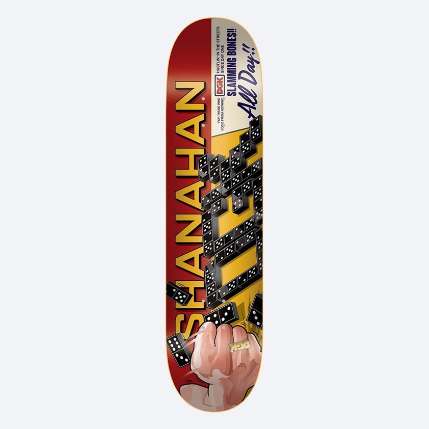 DGK Shanahan Domino Deck 8.06