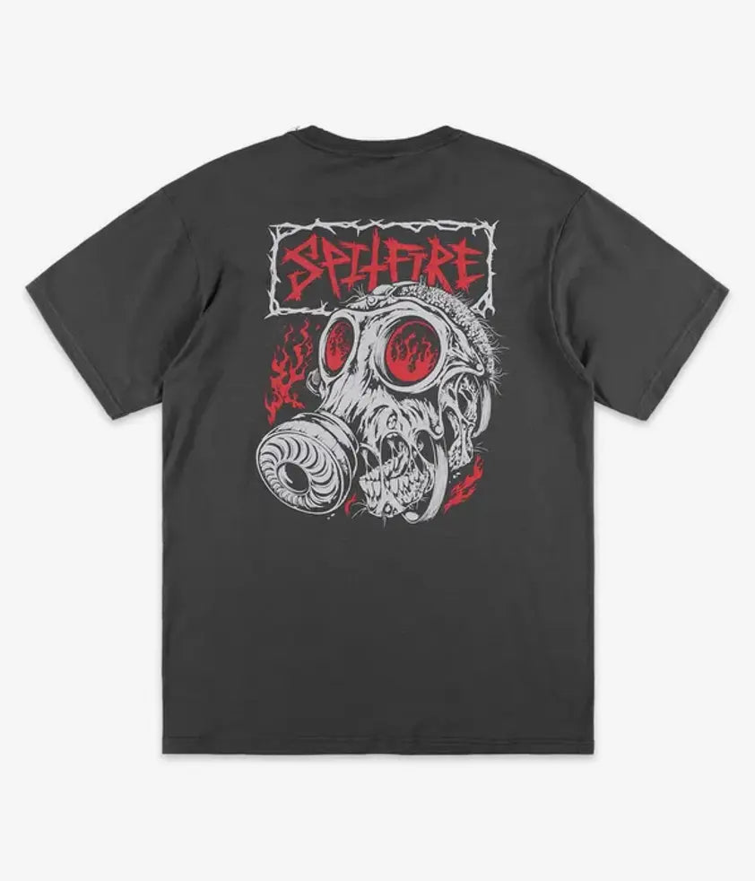 Spitfire Gasmask T-shirt Charcoal