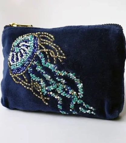 Cream of Cornwall Velvet Purse
