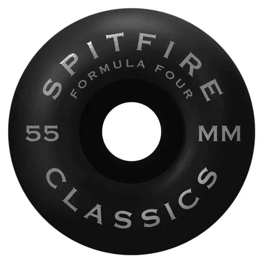 Spitfire Wheels F4 99D 55mm Flower Swirl Black