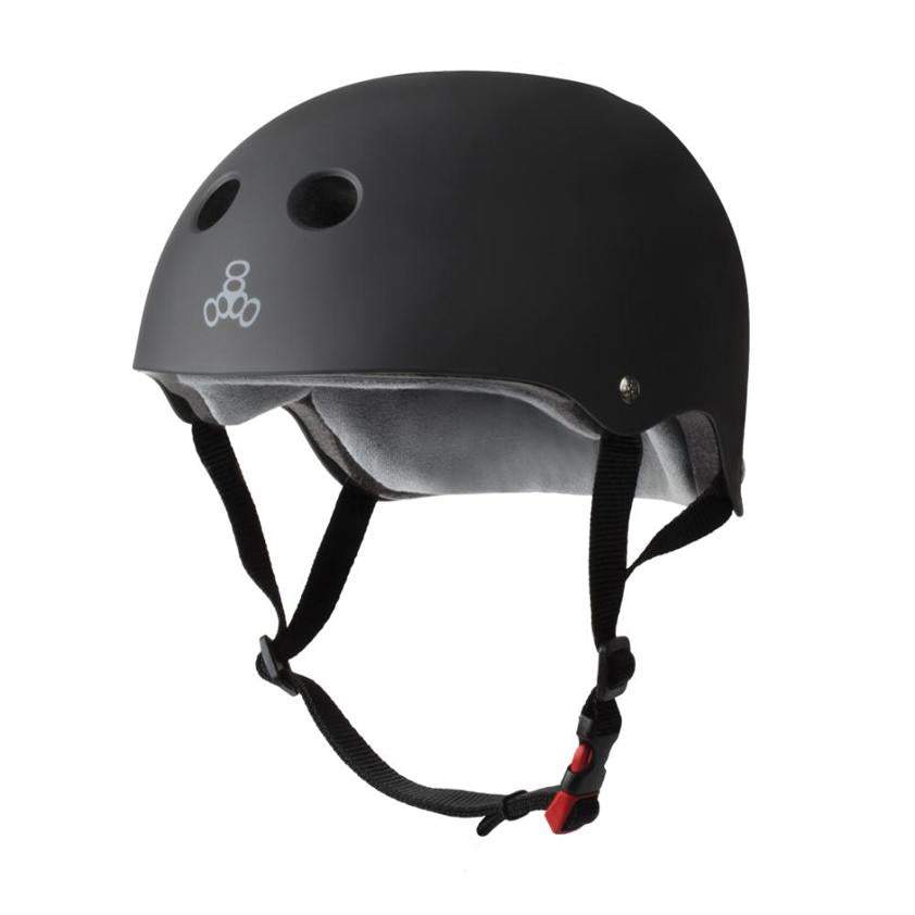 Triple Eight Matt Black Helmet