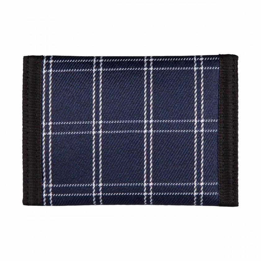 Navy Check Wallet Santa Cruz