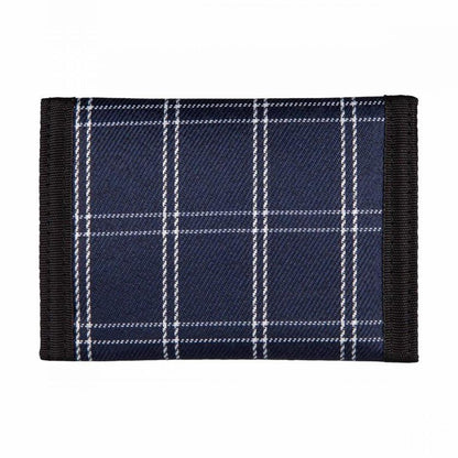 Navy Check Wallet Santa Cruz