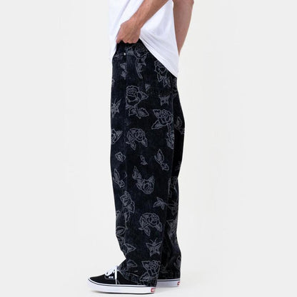 Big Pants Mono Flash Roses Santa Cruz