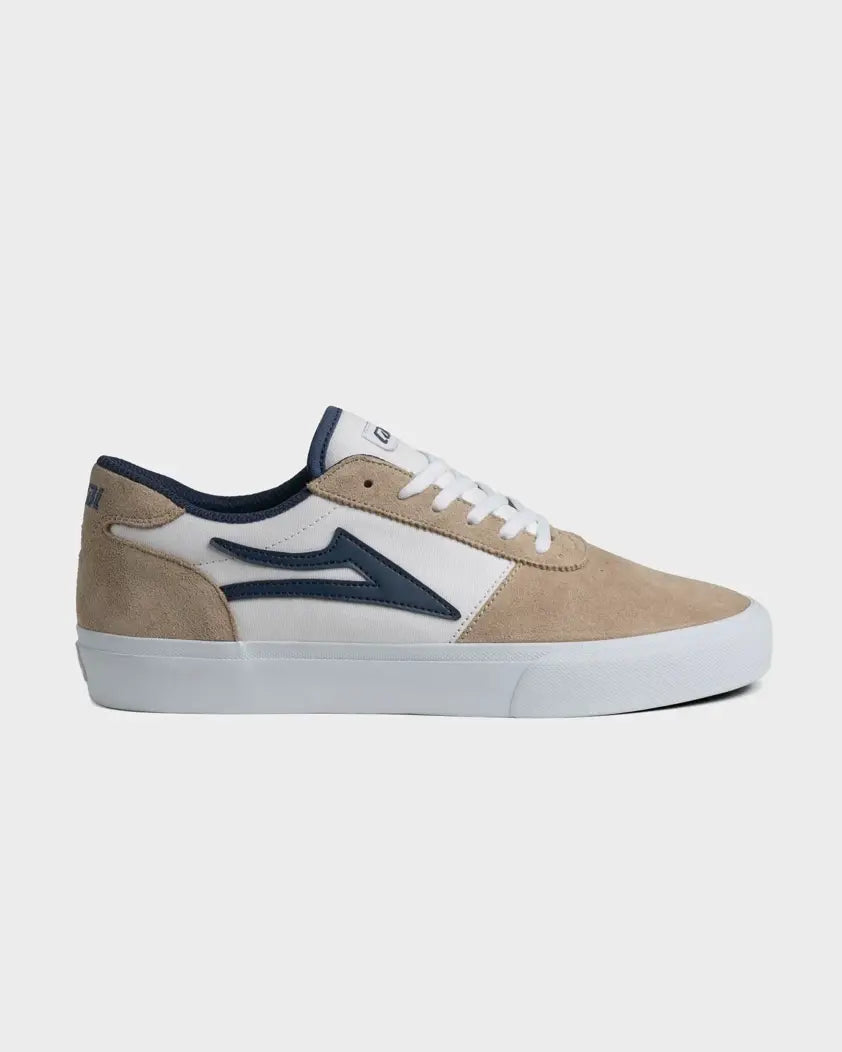 Lakai Manchester Tan Navy Trainers