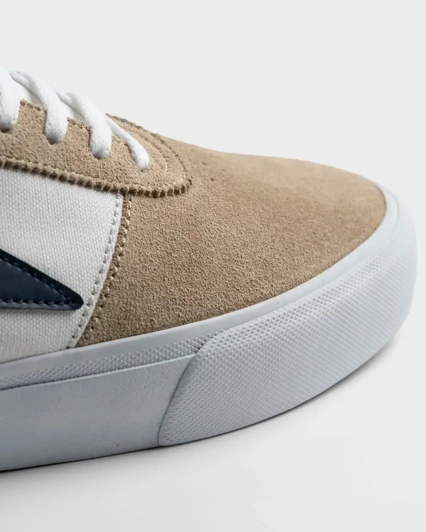 Lakai Manchester Tan Navy Trainers