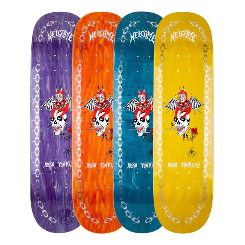 Ryan T Stained Wood Devil 8.5 Deck