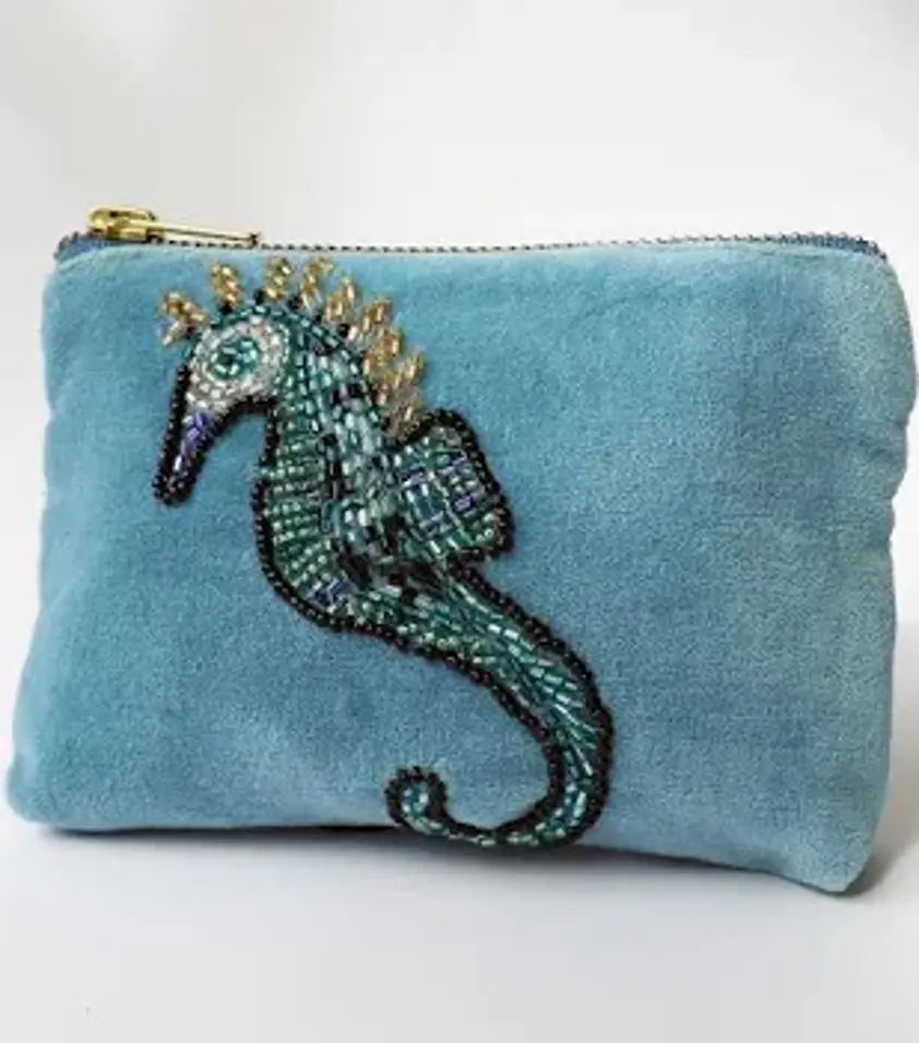 Cream of Cornwall Velvet Purse