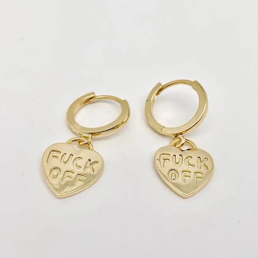 F$%k Off Earrings