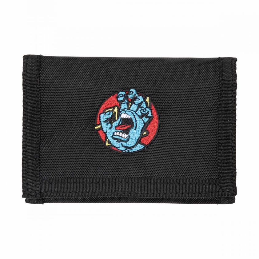 Screaming Hand Black Wallet Santa Cruz