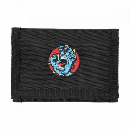 Screaming Hand Black Wallet Santa Cruz