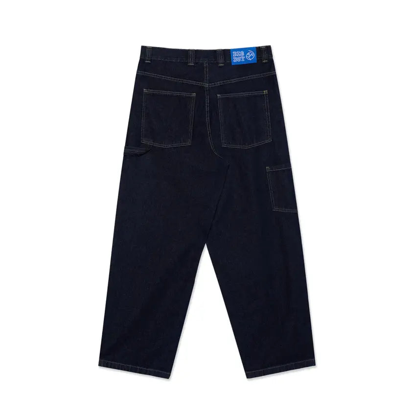 Big Boy Work Pants Washed Blue