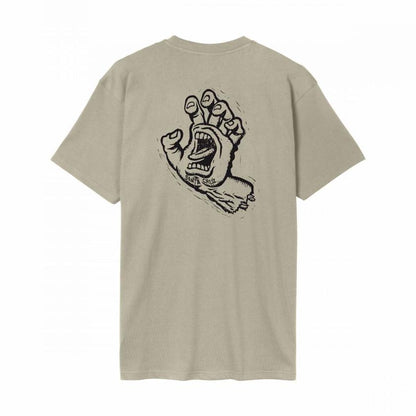 Stamped Screaming Hand T-shirt Santa Cruz
