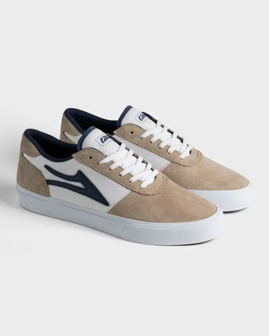 Lakai Manchester Tan Navy Trainers