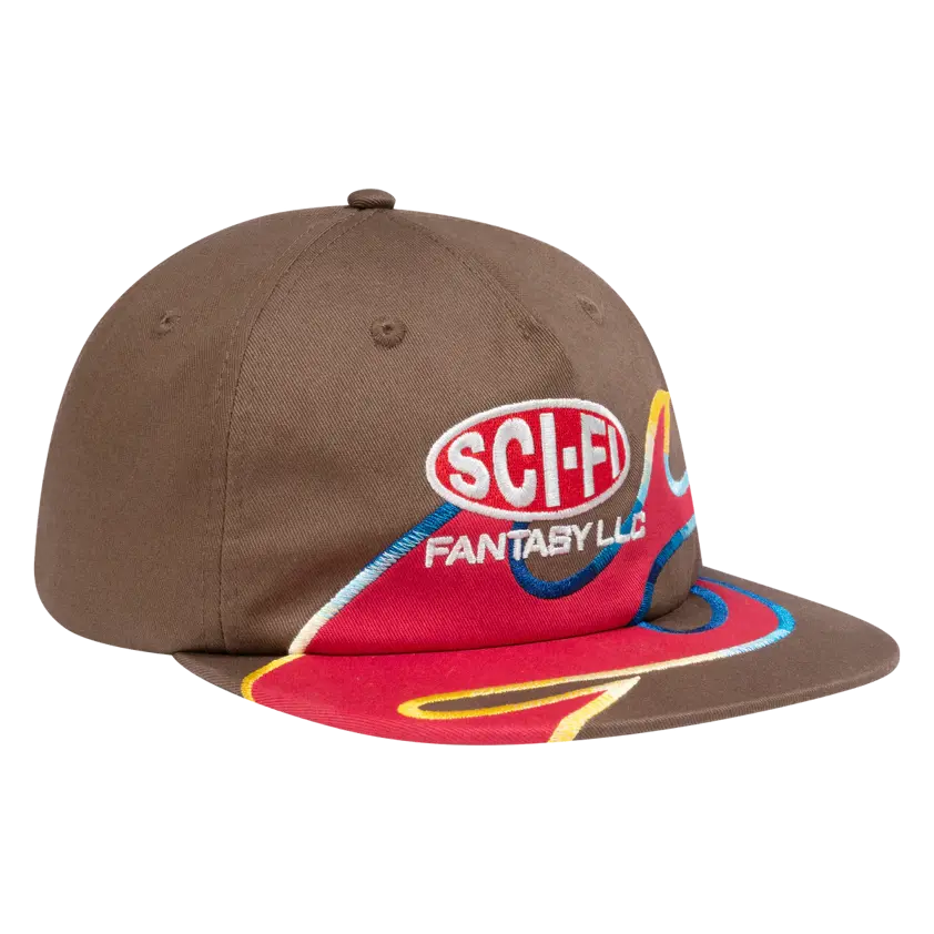 Sci-Fi Fantasy Flame Cap Brown