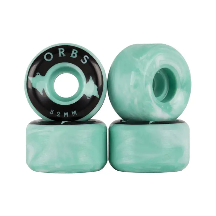 Orbs Specters Swirl Conical 99D 52mm Teal Wheels