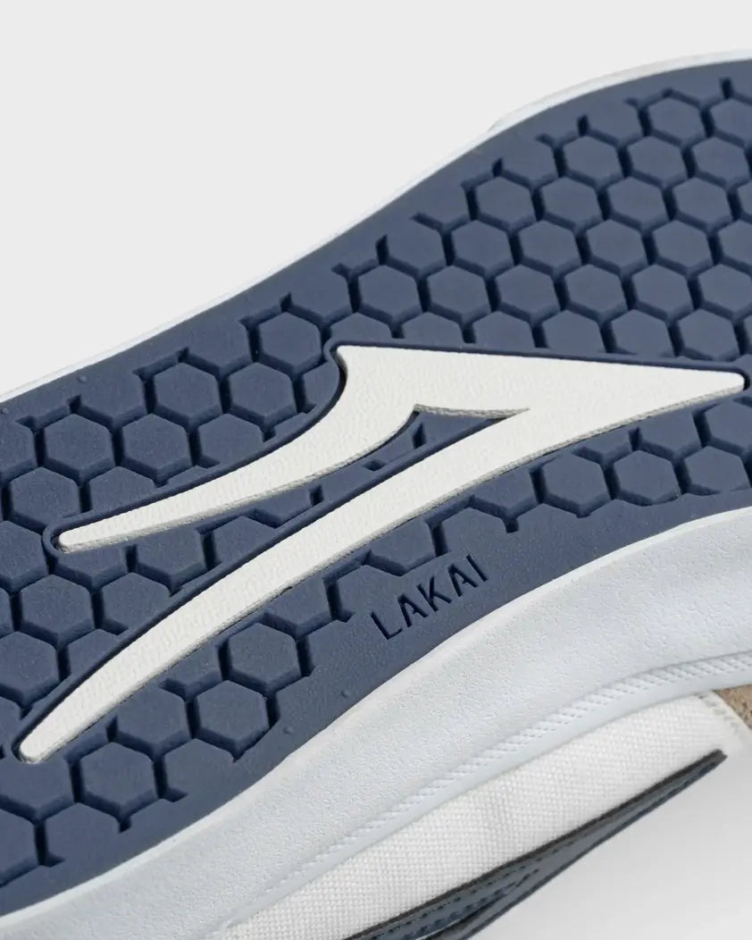Lakai Manchester Tan Navy Trainers