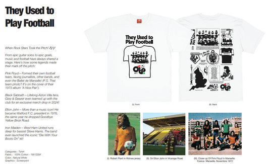 They Used To Play Football T-shirt