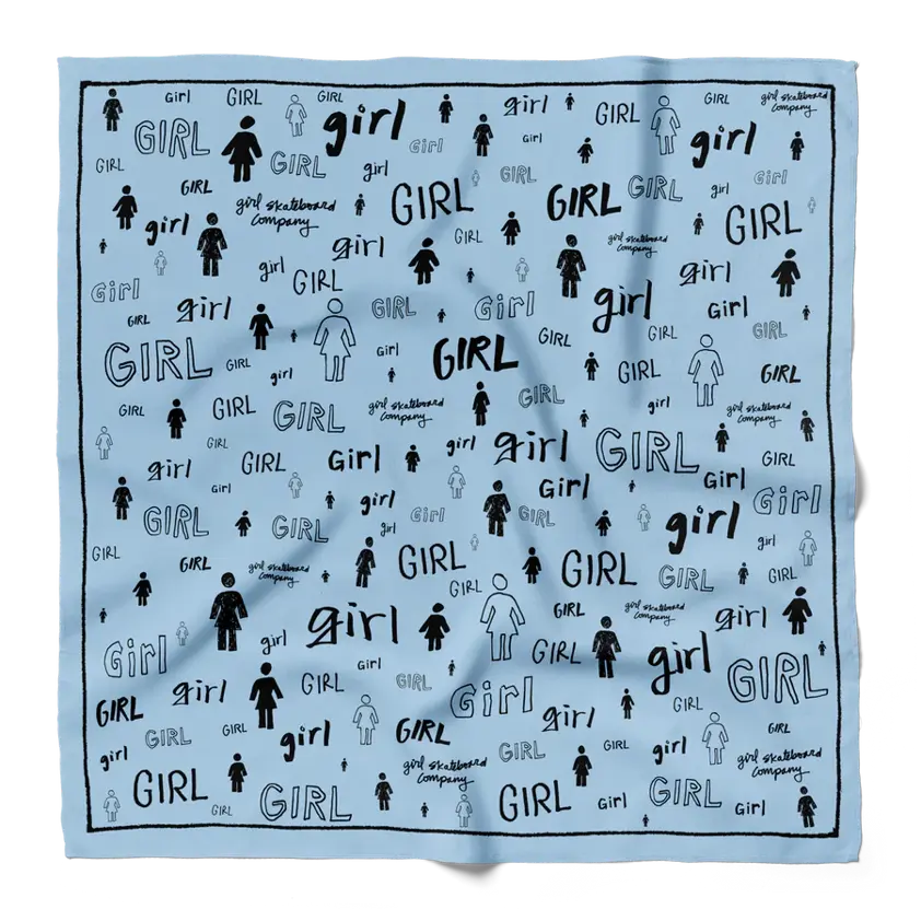 Girl Blue Bandana