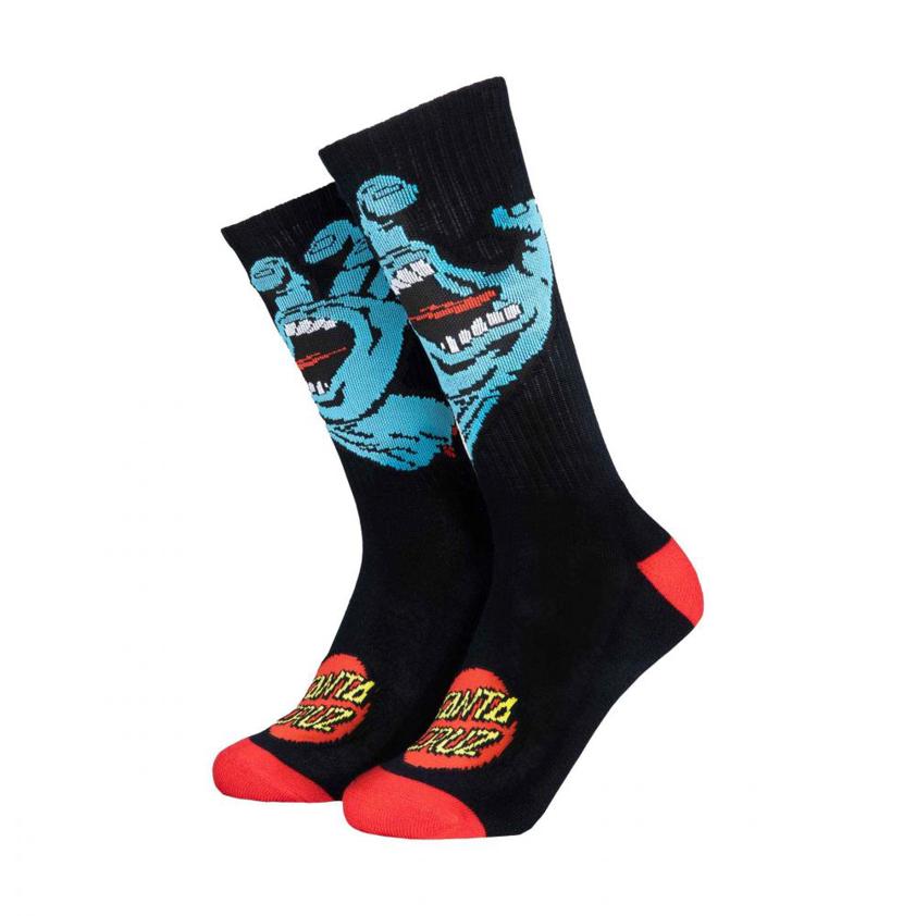 Screaming Hand Socks Santa Cruz